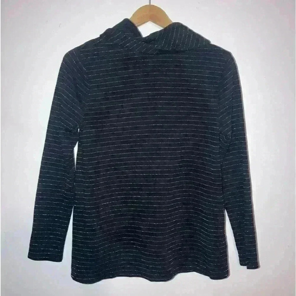 J. Jill Ottoman Striped Cowl Neck Sweater Pullover - Picture 5 of 10